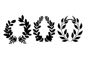 Set of hand drawn vector circular decorative elements for your design