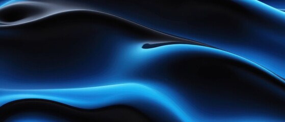 Obraz premium abstract blue black liquid background illustration