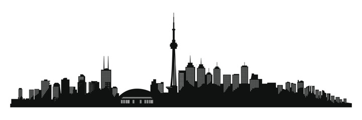 Canada city silhouette.Vector illustration