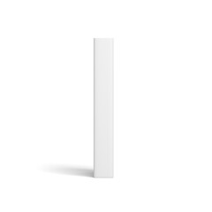 Book isolated on white background. Mockup. Blank. Cover. Spine. 3d illustration.