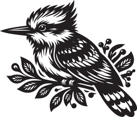 Abstract bird logo design