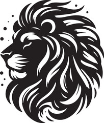 lion head silhouette