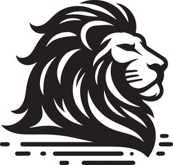 lion head silhouette