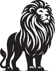 lion head silhouette