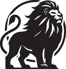 lion head silhouette