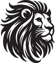 lion head silhouette