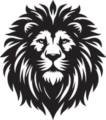 lion head silhouette