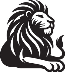 lion head silhouette