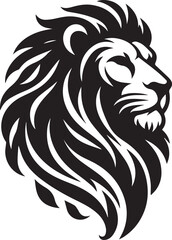 lion head silhouette