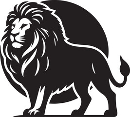 lion head silhouette