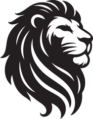 lion head silhouette