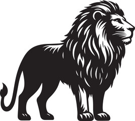 lion head silhouette