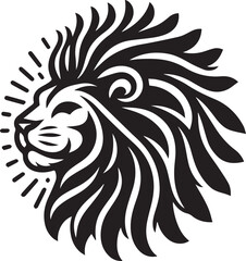 lion head silhouette