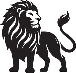 lion head silhouette