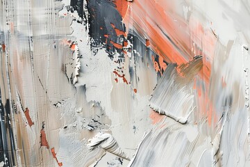 A wall texture that looks like an abstract painting with bold, sweeping brushstrokes