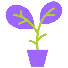 plant flat icon