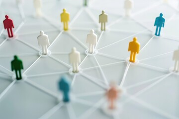 Unity Tapestry, Interconnected Human Figures Celebrating Diversity