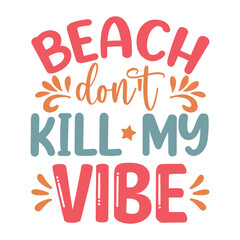 Summer Beach Vector Illustration set, summer svg