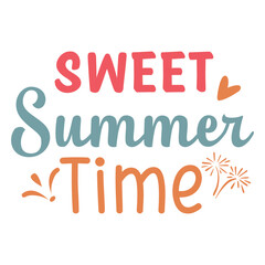 Summer Beach Vector Illustration set, summer svg