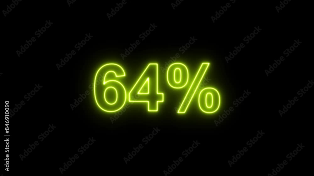 Aufkleber circle percentage diagrams. green neon glowing counter. futuristic loading circle ring. loading tran