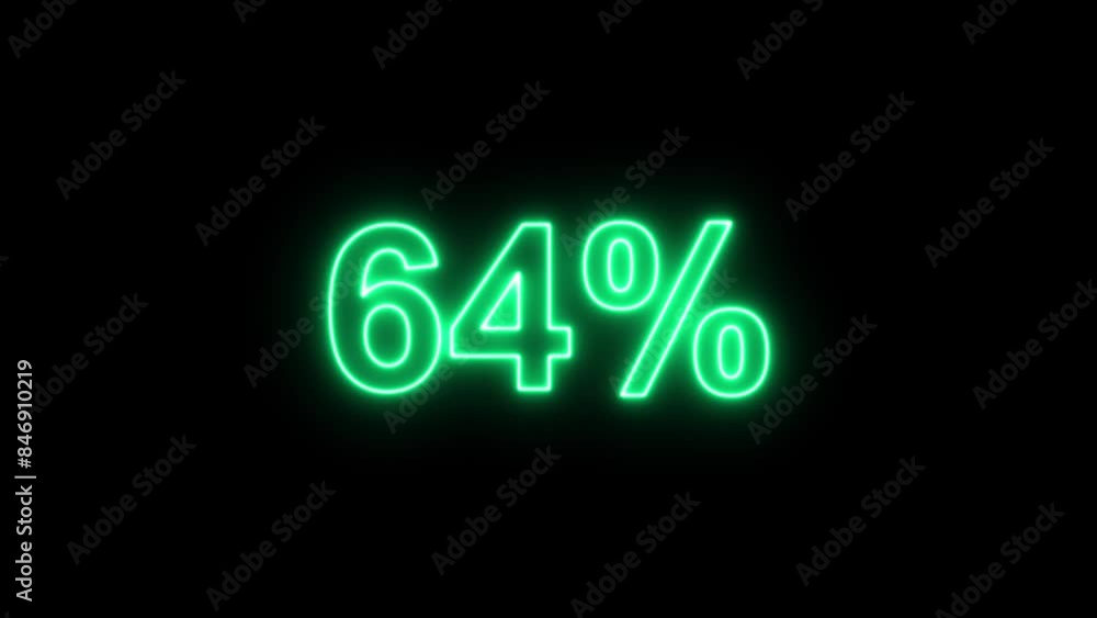 Aufkleber circle percentage diagrams. green neon glowing counter. futuristic loading circle ring. loading tran