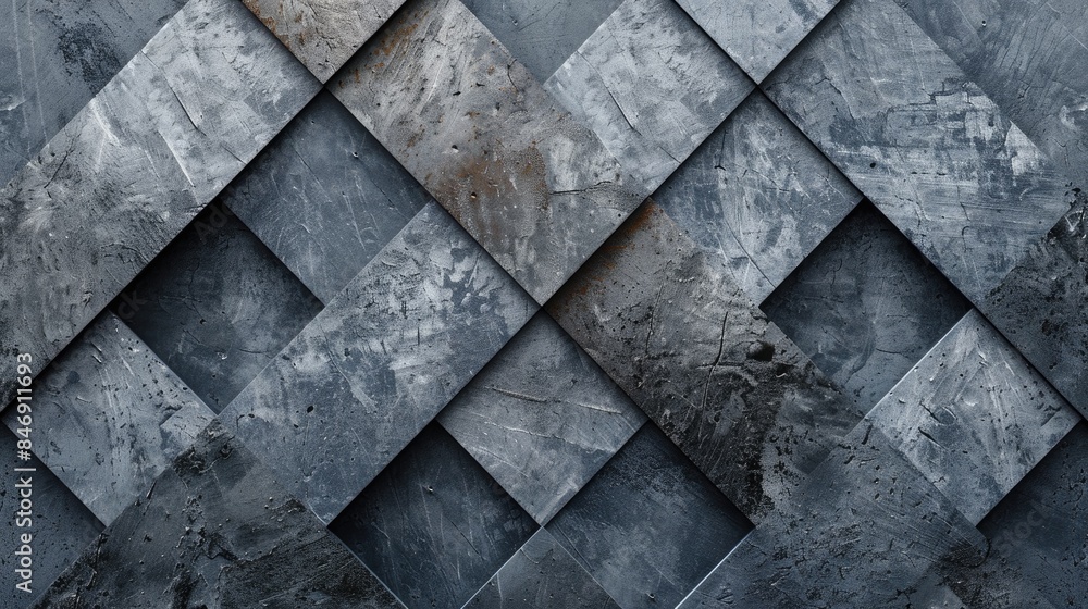 Poster diamond shaped textured background with empty space