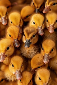 Ducklings' nest.