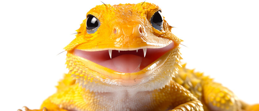 Joyful Smiling Elaphe Quatuorlineata on a transparent background png file, cut off