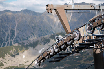 Ski Pass Chairlift Cable Car Mechanical Pulley