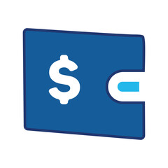 Wallet Icon Vector Illustration