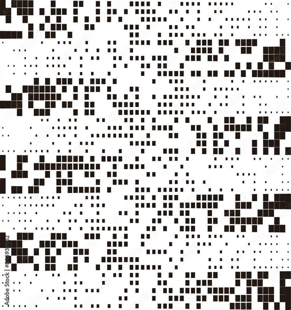 Poster black and white abstract geometric pattern. vector format illustration. fully editable vector elemen