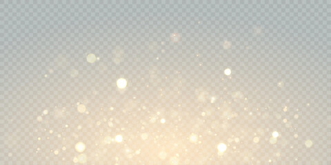 Background bokeh effect of translucent highlights on a transparent background. Vector 10 EPS