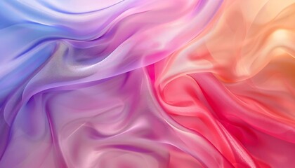 Fototapeta premium Futuristic Hologram Graphic with Abstract Wave Swirl Background