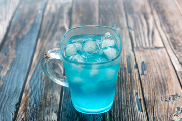 Cool and fresh Blue lemonade