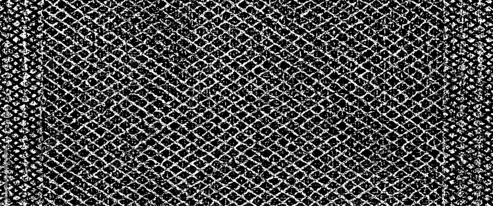 Poster vector fabric texture. distressed texture of weaving fabric. grunge background. abstract halftone ve