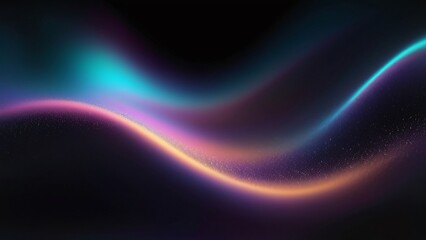 Abstract only black colors holographic blurred grainy gradient background texture