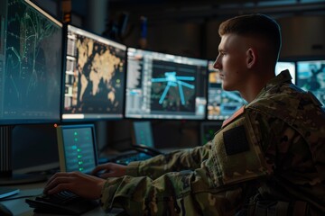 Military Cyber Operations. Drone Station 