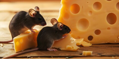 Mice steal giant cheese wheel in final heist scene one mouse goes overboard. Concept Animals, Cheese Heist, Mice, Adventure, Comedy