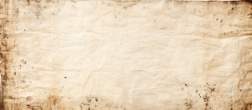 Aufkleber A close-up shot of a piece of paper featuring a torn edge, adding a textured effect, placed against a plain white background. with copy space image. Place for adding text or design