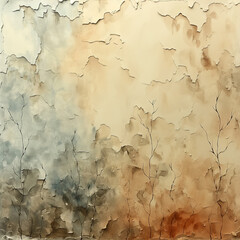 Obraz premium Neutral Tone Watercolor Background