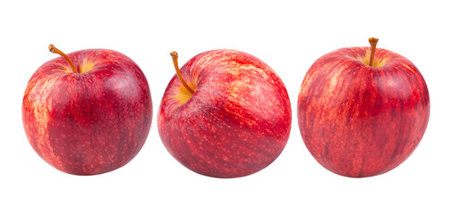 red apple isolated on transparent png