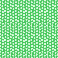 Modern motif shape summer abstract shape fresh green color seamless pattern with cloth fabric linen effect. Vibrant fresh childish geo abstract design for hand drawn textile motif template.