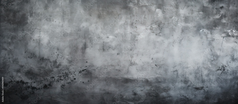 Poster A textured abstract background featuring a grungy grey color palette and rough surface for design projects. with copy space image. Place for adding text or design