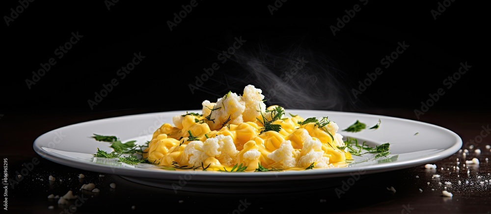 Aufkleber a plate filled with a generous amount of various delicious food items. with copy space image. place 