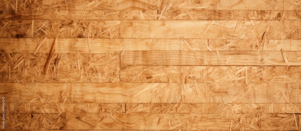 Aufkleber Detailed close-up of a textured wooden wall composed of numerous boards creating a rustic background. with copy space image. Place for adding text or design