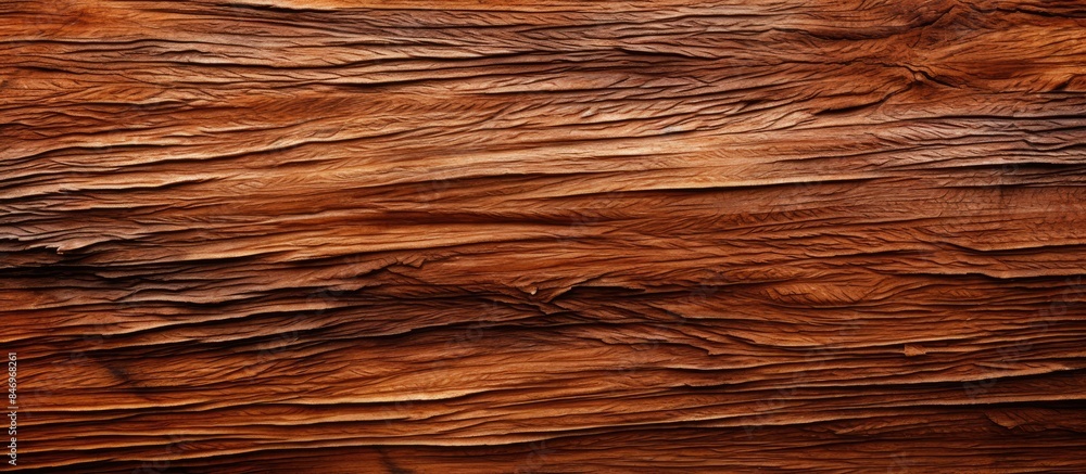 Poster Close-up view of a wooden surface with a very rough texture, showcasing its natural ruggedness. with copy space image. Place for adding text or design