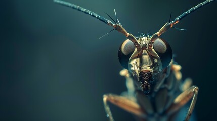 This one insect isnt a fly it looks similar at first glance but its bigger than a fly : Generative...