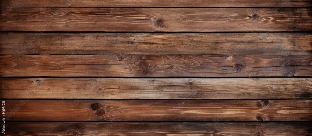 Aufkleber Surface of weathered and aged wooden boards showing natural textures and patterns. with copy space image. Place for adding text or design