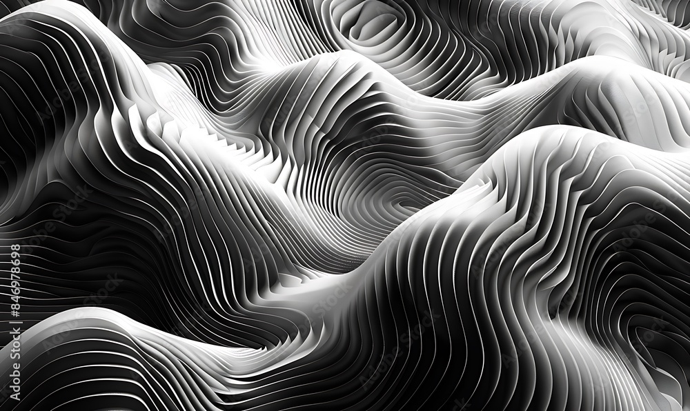 Poster curves in motion dynamic line art for backgrounds