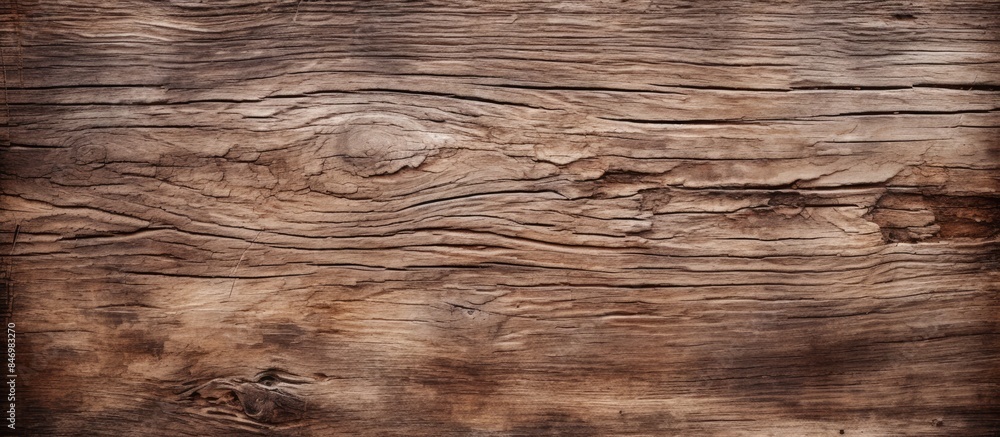 Poster a detailed image showcasing a wooden surface up close, highlighting a prominent knot in the middle. 